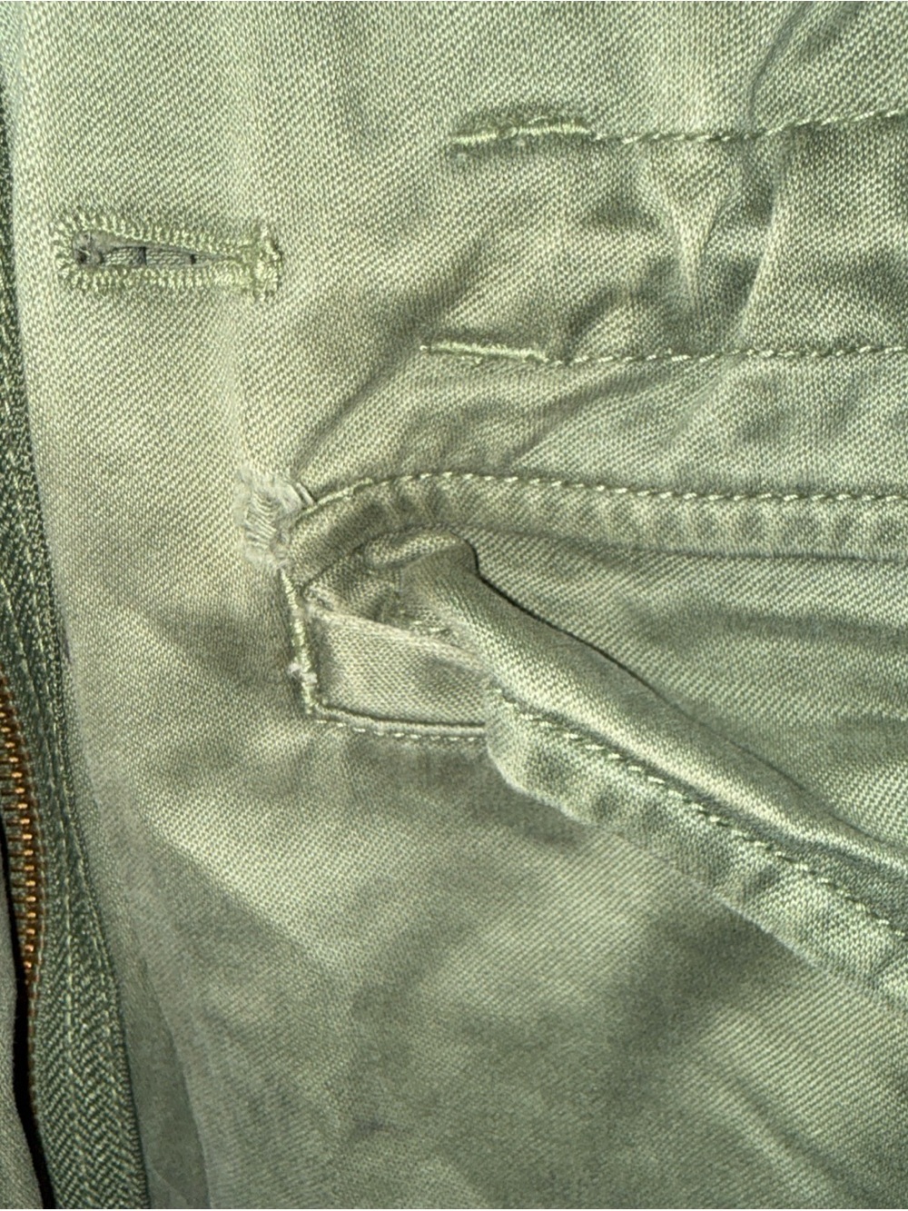 Denim & Supply Ralph Lauren Olive Utility Jacket with Embroidered Beaded size L - Picture 4 of 6